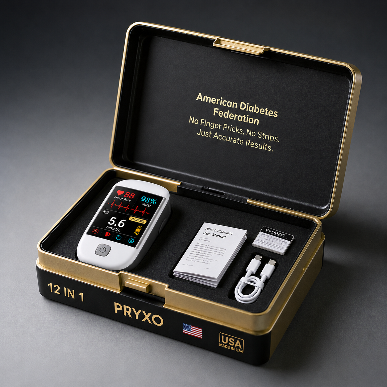 ⏳ Final 2 Hour – Limited Stock Left 🏆 Pryxo™ Gen 2 10-in-1 Smart Blood Health Monitor | 10 Health Reports | No Finger Pricks Ever Again