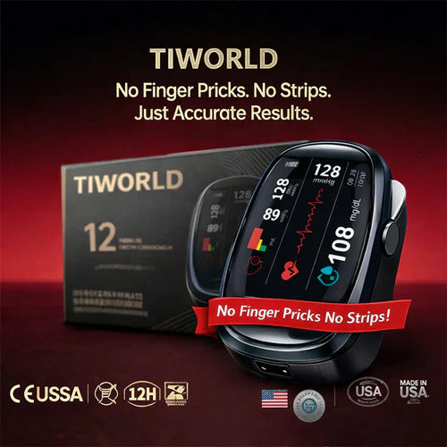 🔥Final 3 Hours – Limited Stock Left🏆TIWORLD™ Non-Invasive Smart Blood Sugar Tracking Device 99.9% Accuracy (Mayo Clinic Recommended)